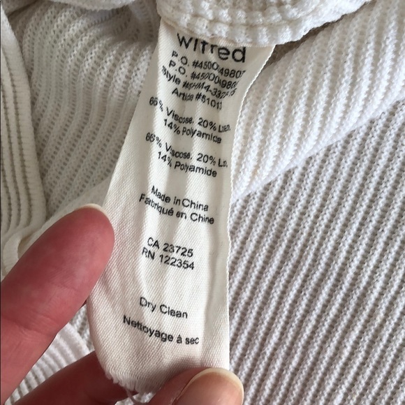Aritzia Wilfred Blanchard Sweater in White - Picture 7 of 8